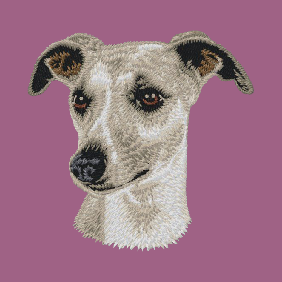 Whippet Embroidered Classic Long Sleeve Shirt