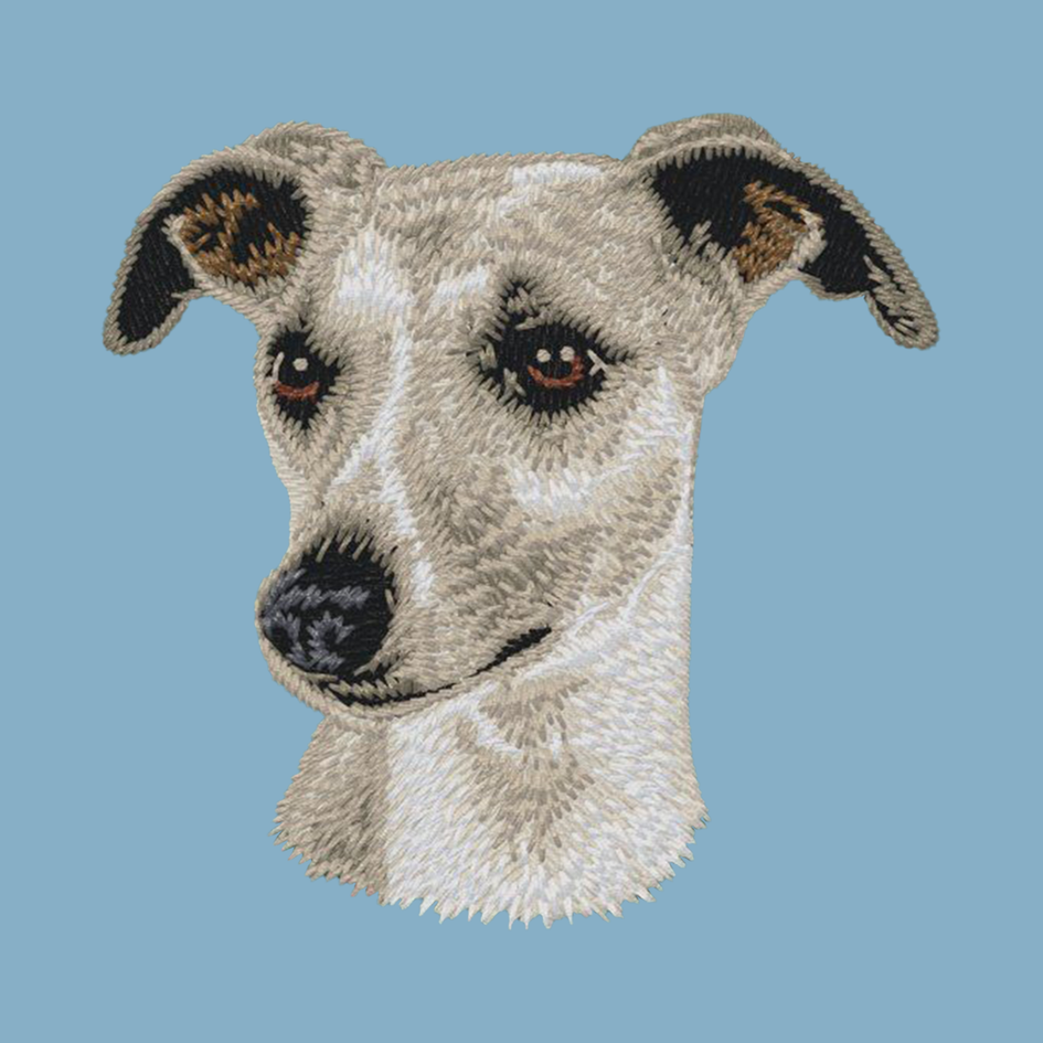 Whippet Embroidered Classic Long Sleeve Shirt