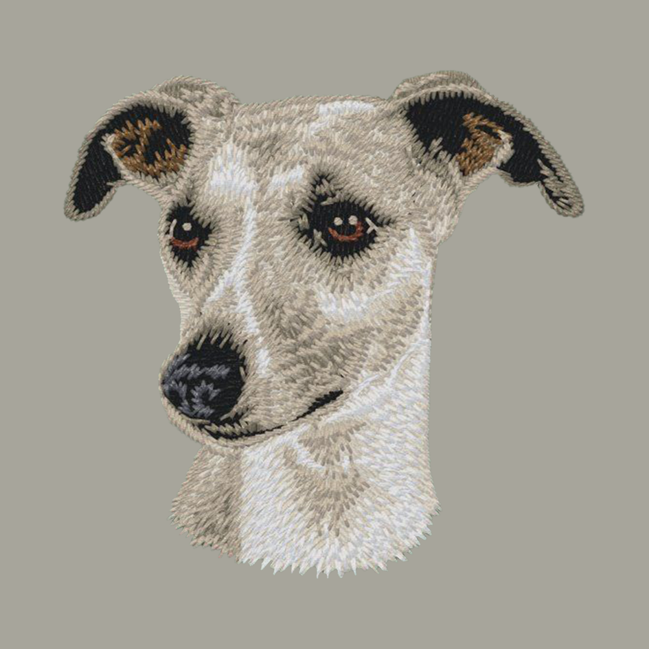 Whippet Embroidered Classic Long Sleeve Shirt