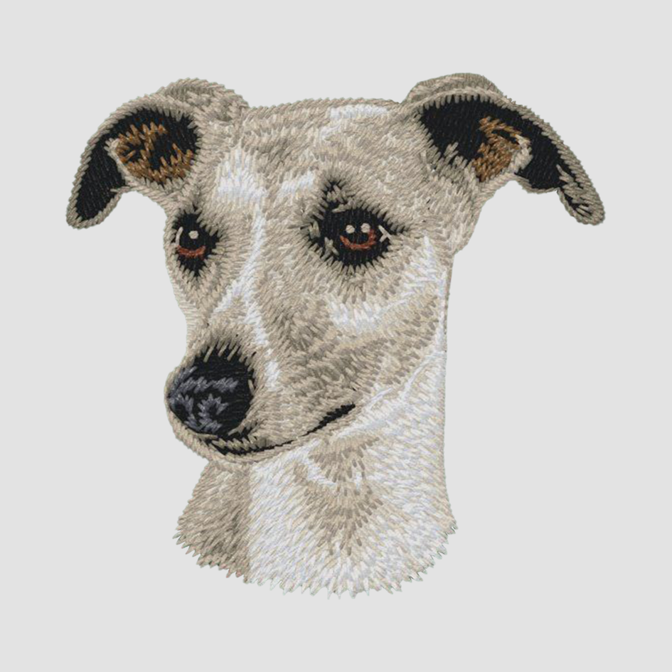 Whippet Embroidered Classic Long Sleeve Shirt