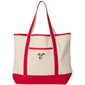 Whippet Embroidered Tote