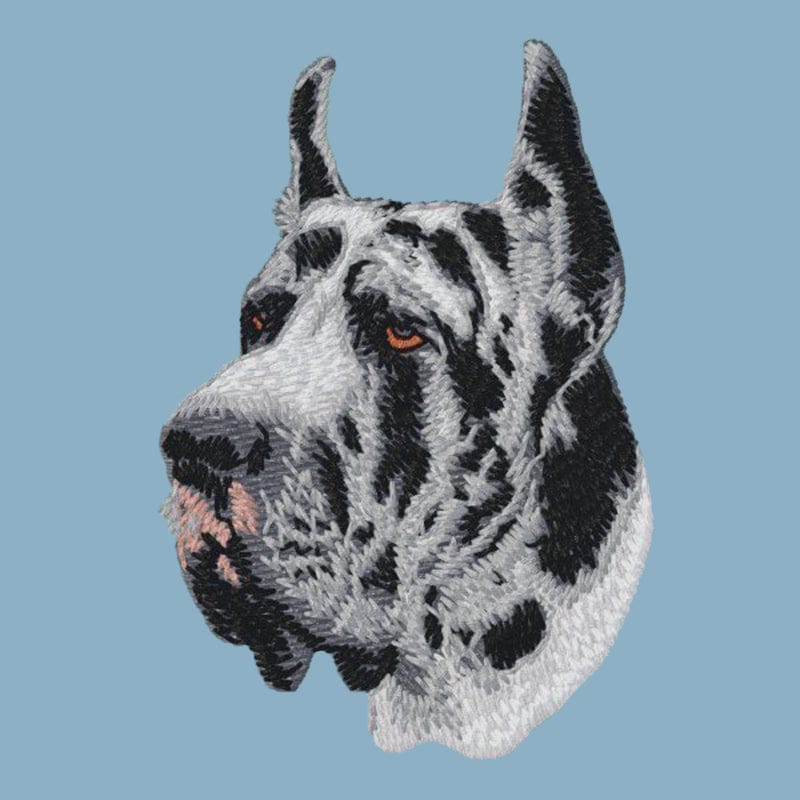 Great Dane Embroidered Sweatshirt Hoodie