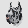 Great Dane Embroidered Sweatshirt Hoodie