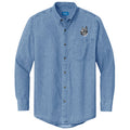 Great Dane Embroidered Men's Denim Shirt