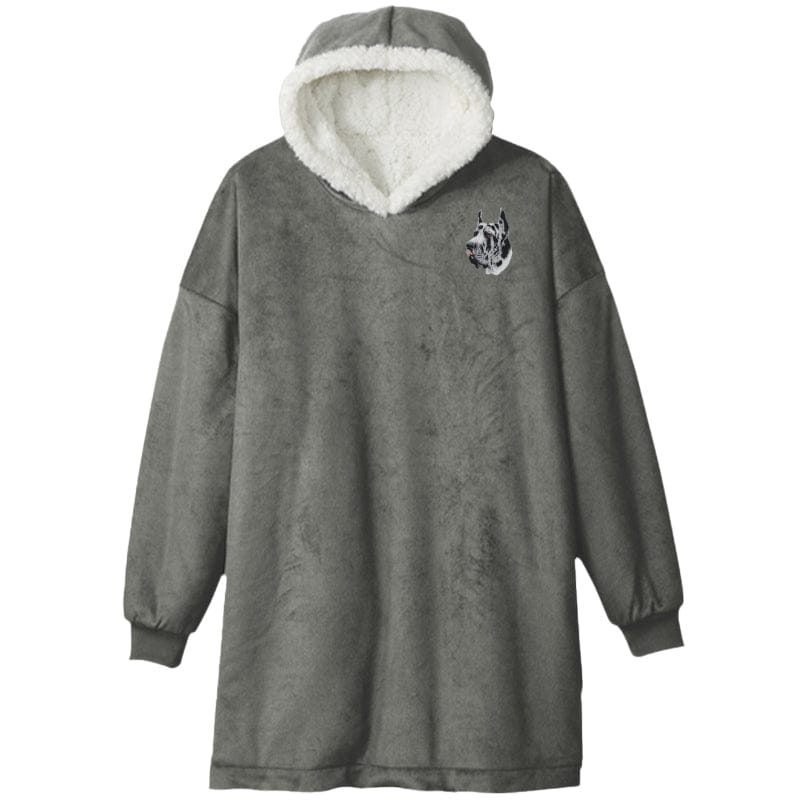 Great Dane Embroidered Wearable Blanket
