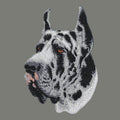 Great Dane Embroidered Wearable Blanket