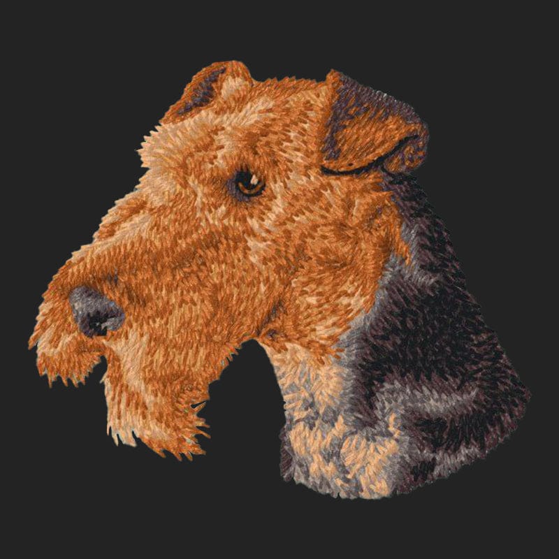Airedale Terrier Embroidered Sweatshirt Hoodie