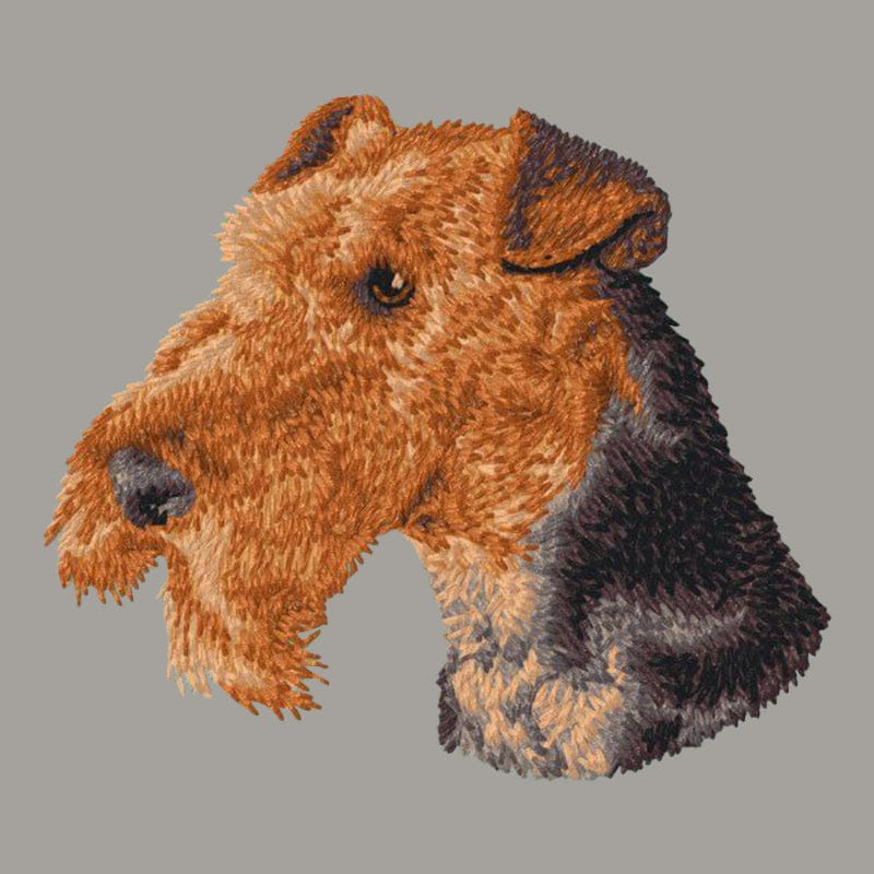 Airedale Terrier Embroidered Sweatshirt Hoodie