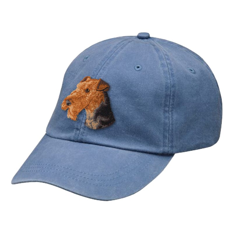Airedale Terrier Embroidered Baseball Cap