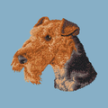 Airedale Terrier Embroidered Classic Long Sleeve Shirt