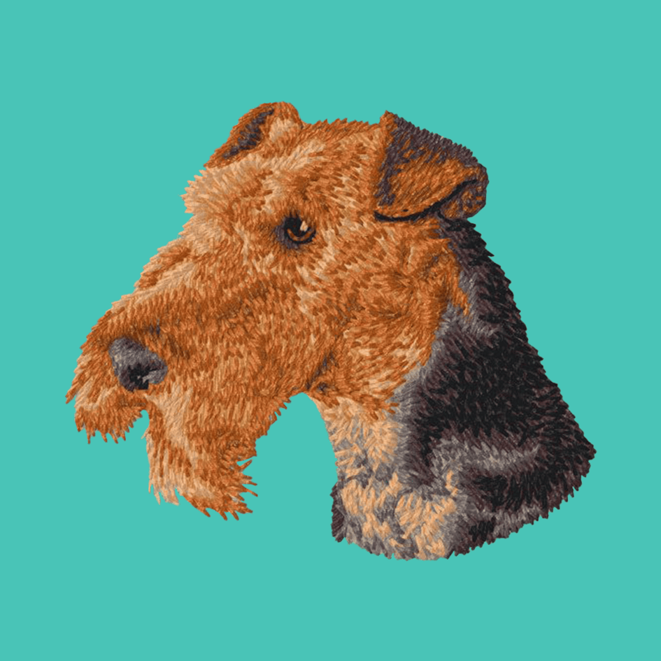Airedale Terrier Embroidered Baseball Cap