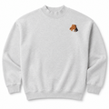 Airedale Terrier Embroidered Mock Neck Sweatshirt