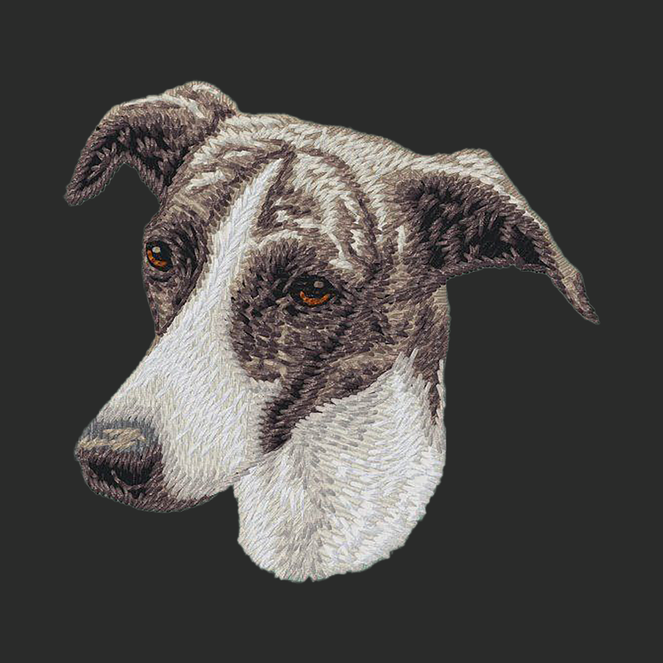 Greyhound Embroidered Classic Long Sleeve Shirt