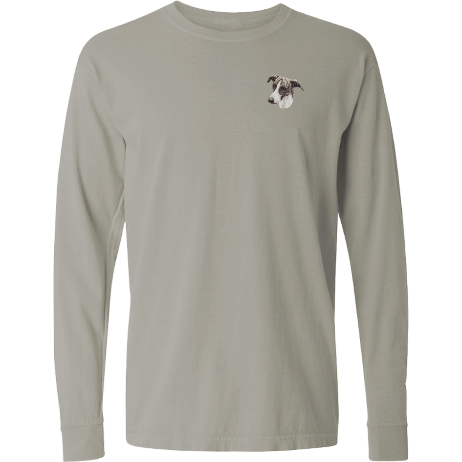 Greyhound Embroidered Classic Long Sleeve Shirt