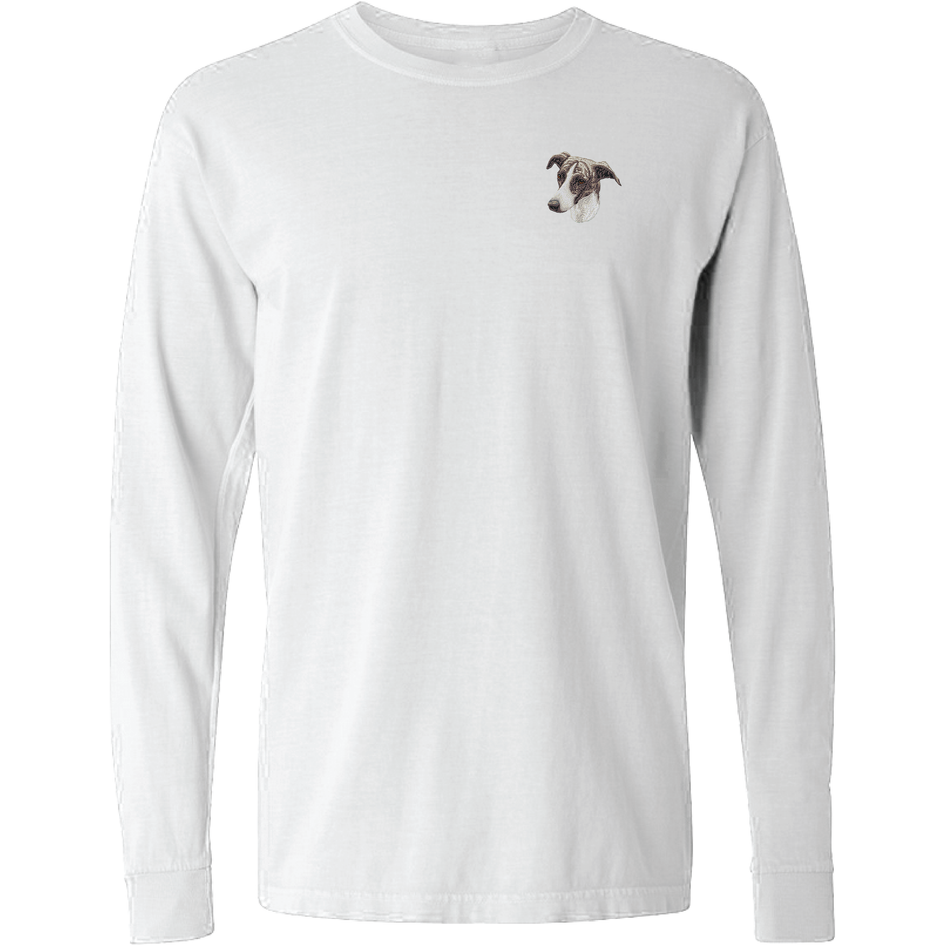 Greyhound Embroidered Classic Long Sleeve Shirt