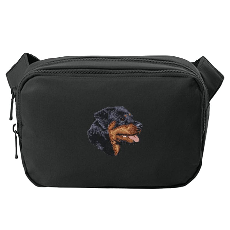 Rottweiler Embroidered Crossbody Bag