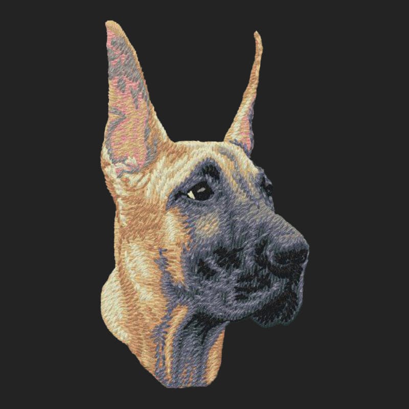 Great Dane Embroidered Sweatshirt Hoodie