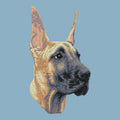 Great Dane Embroidered Sweatshirt Hoodie