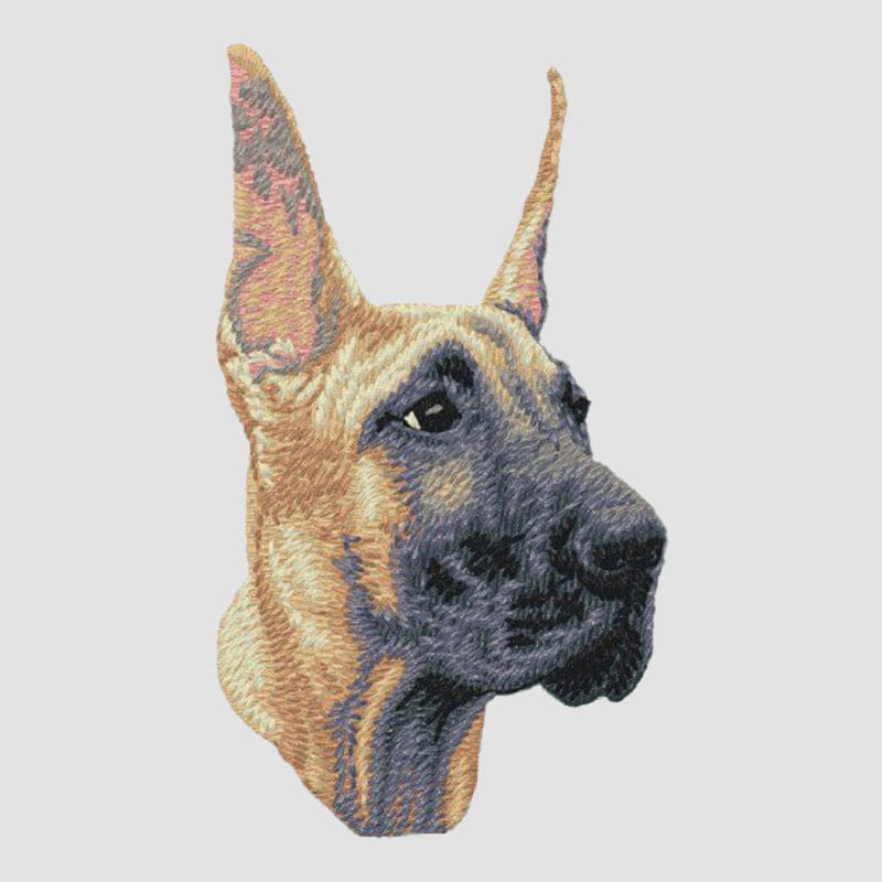 Great Dane Embroidered Sweatshirt Hoodie