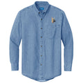 Great Dane Embroidered Men's Denim Shirt