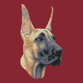 Great Dane Embroidered Wearable Blanket