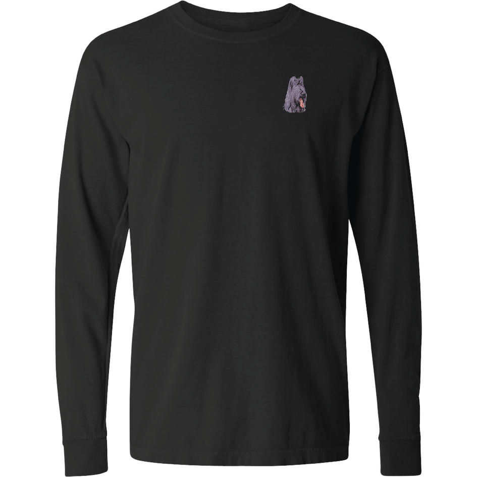 Briard Embroidered Classic Long Sleeve Shirt