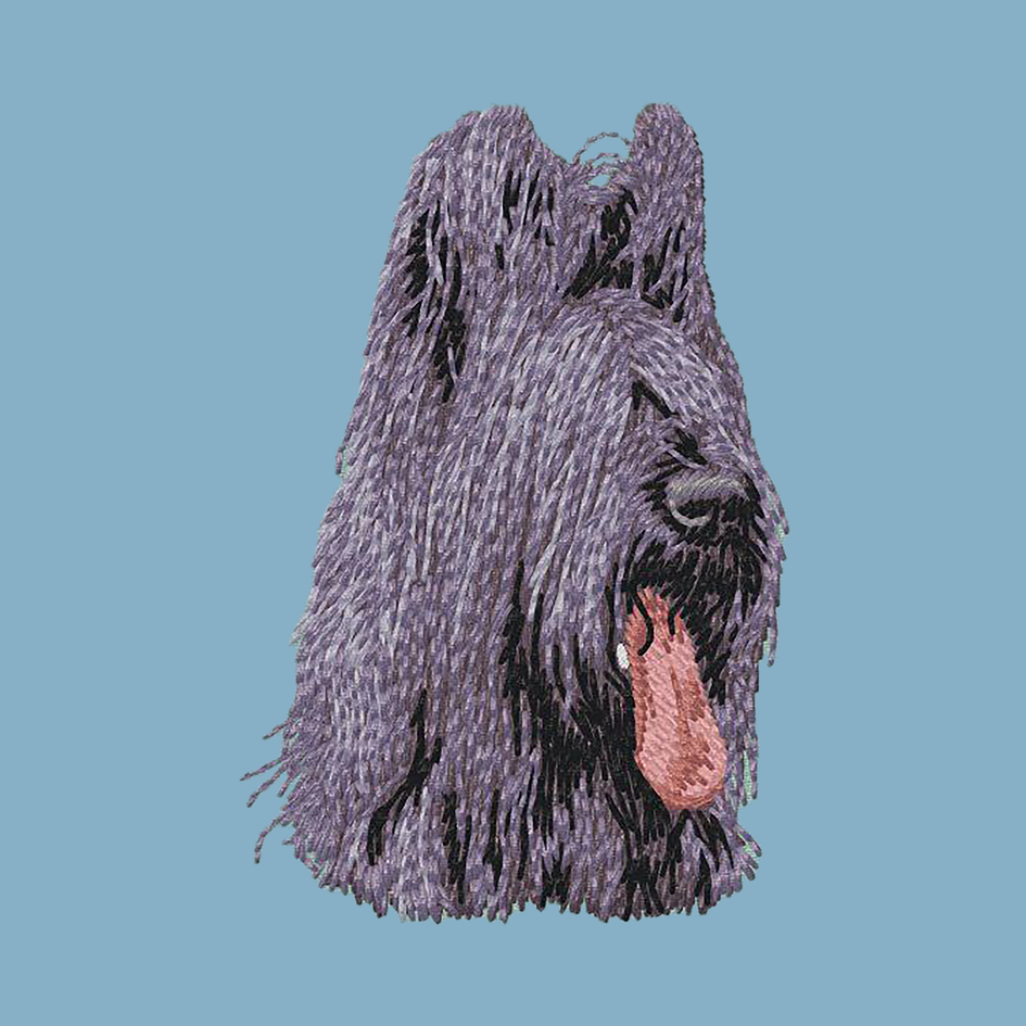 Briard Embroidered Classic Long Sleeve Shirt