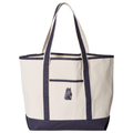 Briard Embroidered Tote