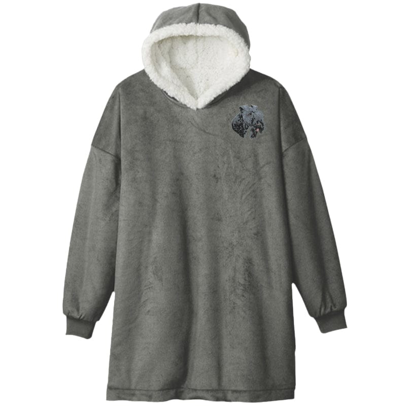 Kerry Blue Terrier Embroidered Wearable Blanket