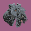 Kerry Blue Terrier Embroidered Classic Long Sleeve Shirt