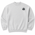 Kerry Blue Terrier Embroidered Mock Neck Sweatshirt