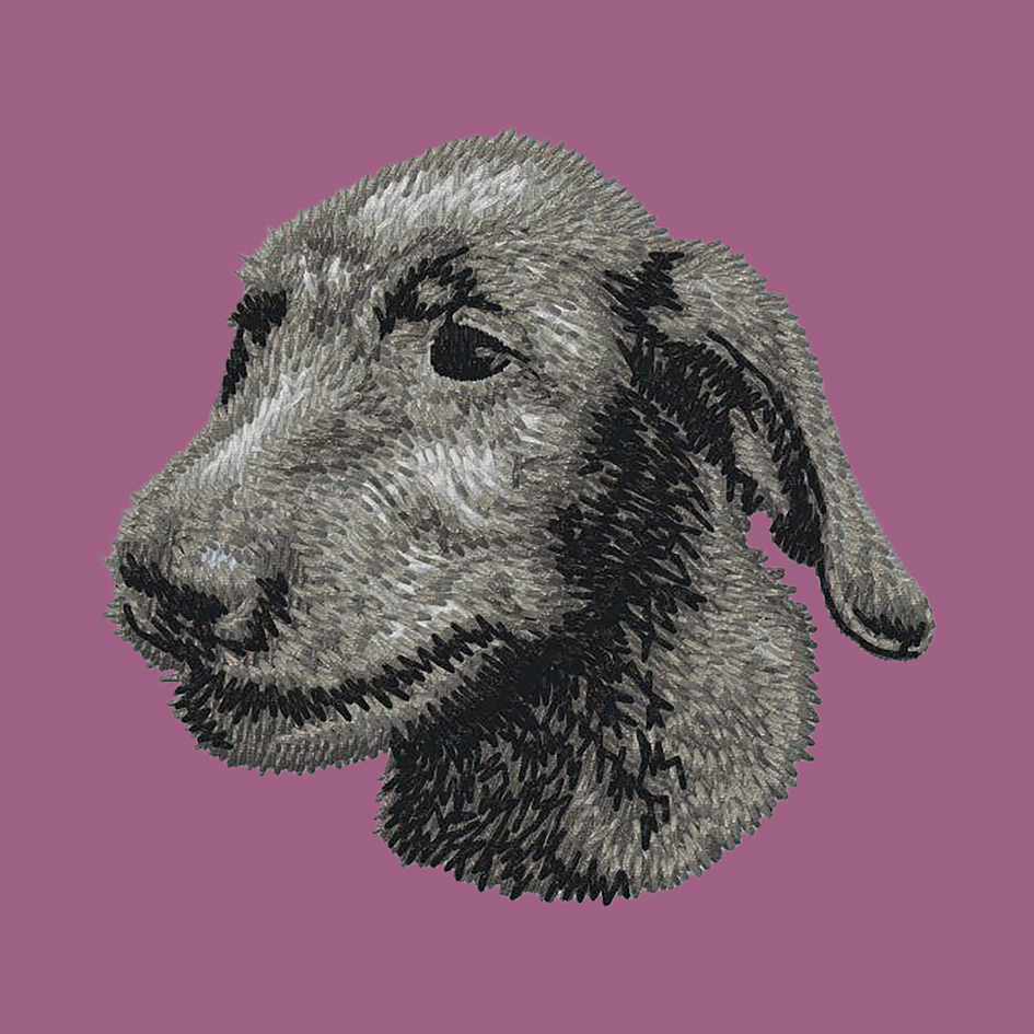 Irish Wolfhound Embroidered Classic Long Sleeve Shirt