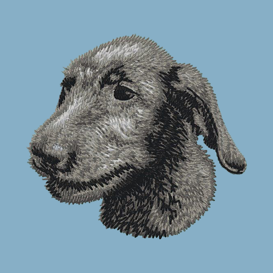 Irish Wolfhound Embroidered Classic Long Sleeve Shirt