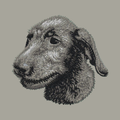 Irish Wolfhound Embroidered Classic Long Sleeve Shirt