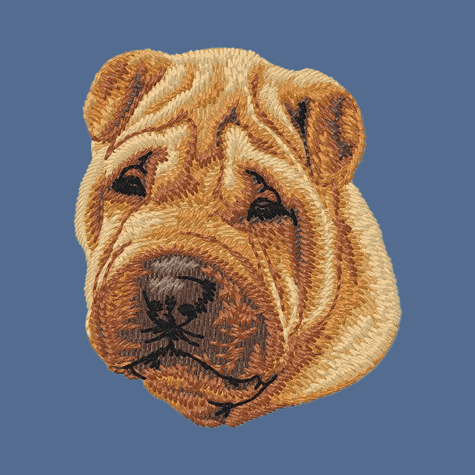 Chinese Shar-pei Embroidered Baseball Cap