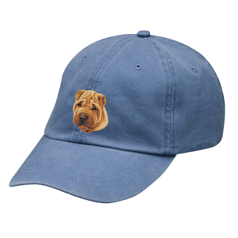 Chinese Shar-pei Embroidered Baseball Cap