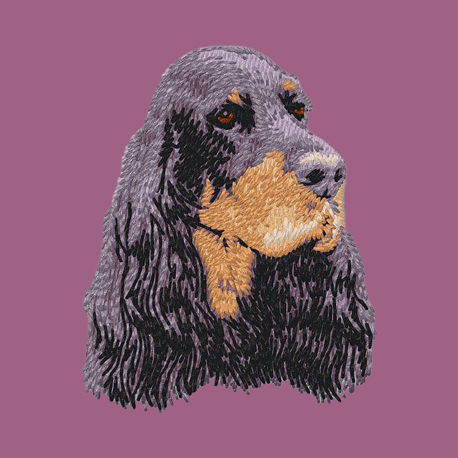 Gordon Setter Embroidered Classic Long Sleeve Shirt
