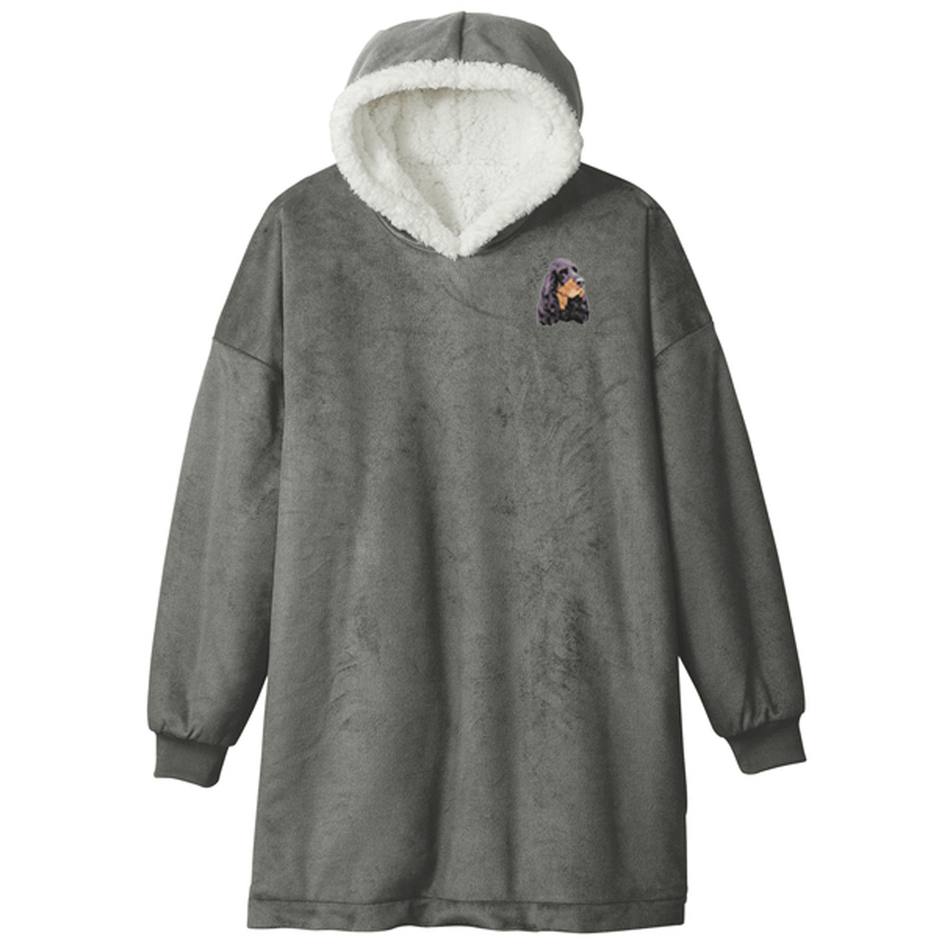 Gordon Setter Embroidered Wearable Blanket