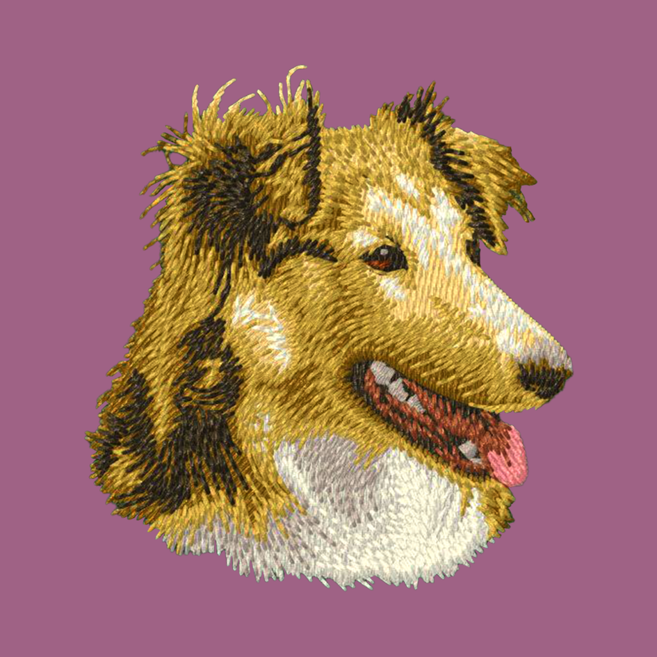 Shetland Sheepdog Embroidered Classic Long Sleeve Shirt