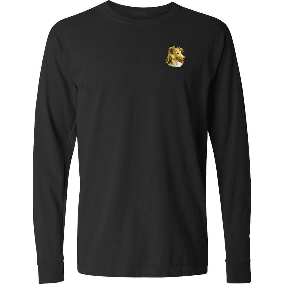 Shetland Sheepdog Embroidered Classic Long Sleeve Shirt