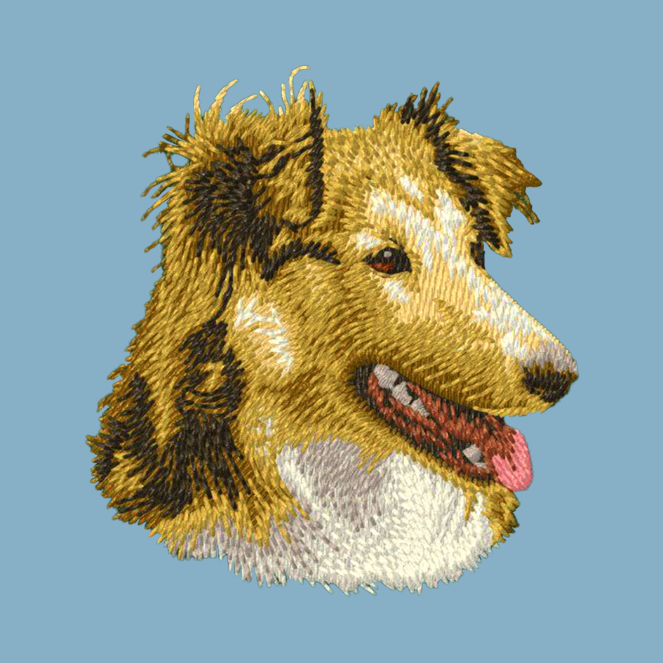 Shetland Sheepdog Embroidered Classic Long Sleeve Shirt
