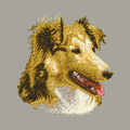 Shetland Sheepdog Embroidered Classic Long Sleeve Shirt