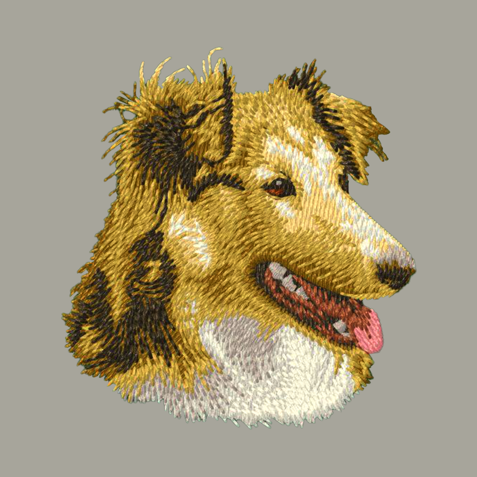 Shetland Sheepdog Embroidered Classic Long Sleeve Shirt