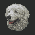 Kuvasz Embroidered Classic Long Sleeve Shirt