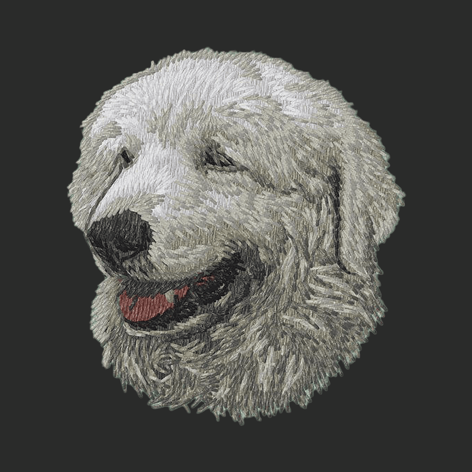 Kuvasz Embroidered Classic Long Sleeve Shirt
