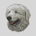Kuvasz Embroidered Mock Neck Sweatshirt