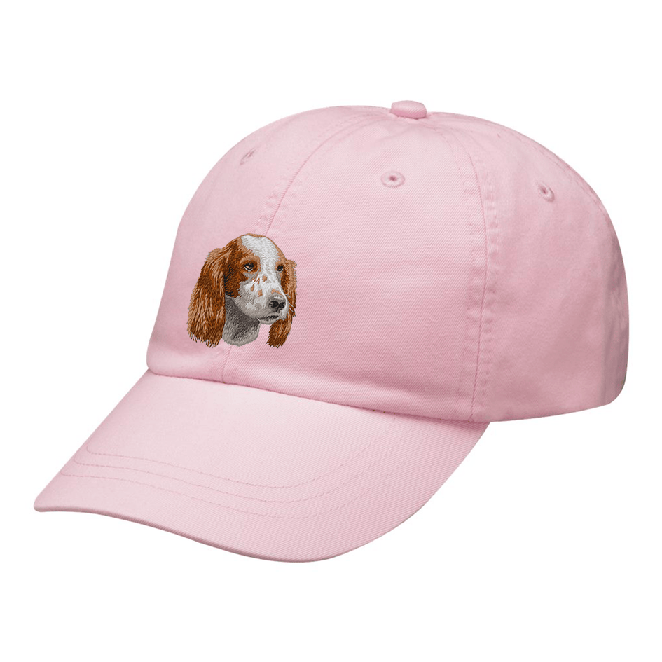 Irish Red and White Setter Embroidered Baseball Cap
