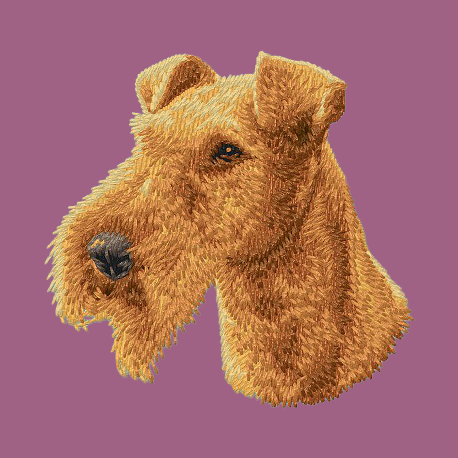 Irish Terrier Embroidered Classic Long Sleeve Shirt