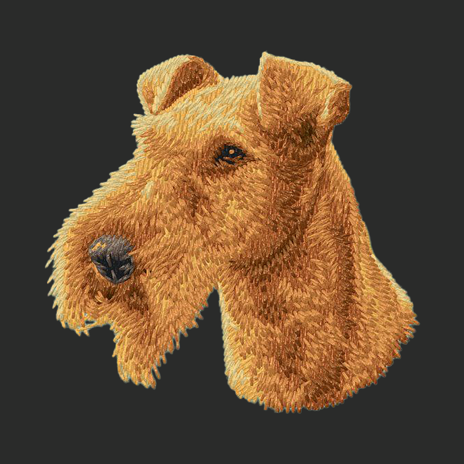 Irish Terrier Embroidered Classic Long Sleeve Shirt