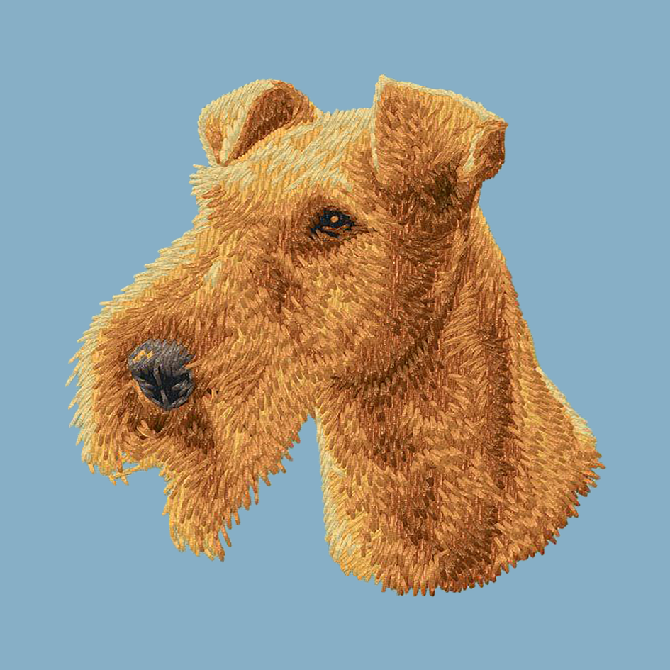 Irish Terrier Embroidered Classic Long Sleeve Shirt